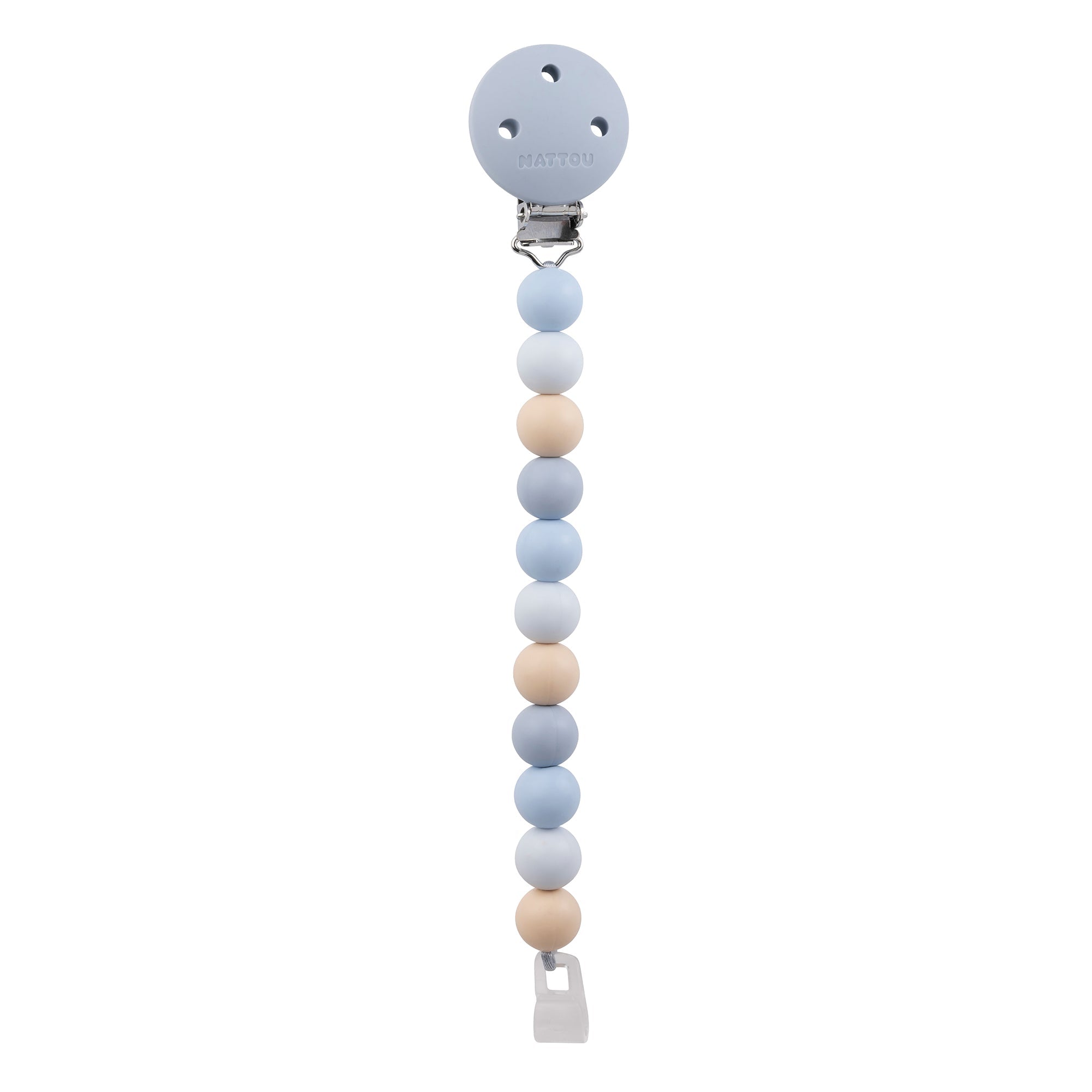 Nattou Pacifier Clip SILICONE