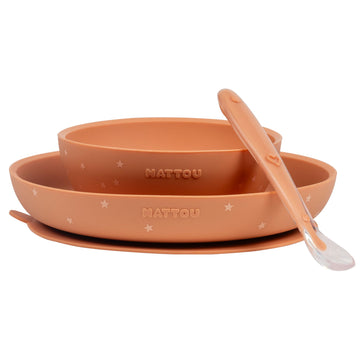 Set di 3 Stoviglie in Silicone per Bambino SILICONE