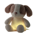 TEDDY Baby Night Light Dog – 25 cm – Soft Baby Plush – Beige [IT]
