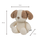 TEDDY Baby Night Light Dog – 25 cm – Soft Baby Plush – Beige [IT]