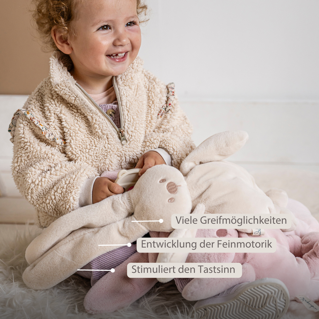 Lapidou Cuddly Rabbit - 30 cm - Soft Baby Plush - Sand [DE]