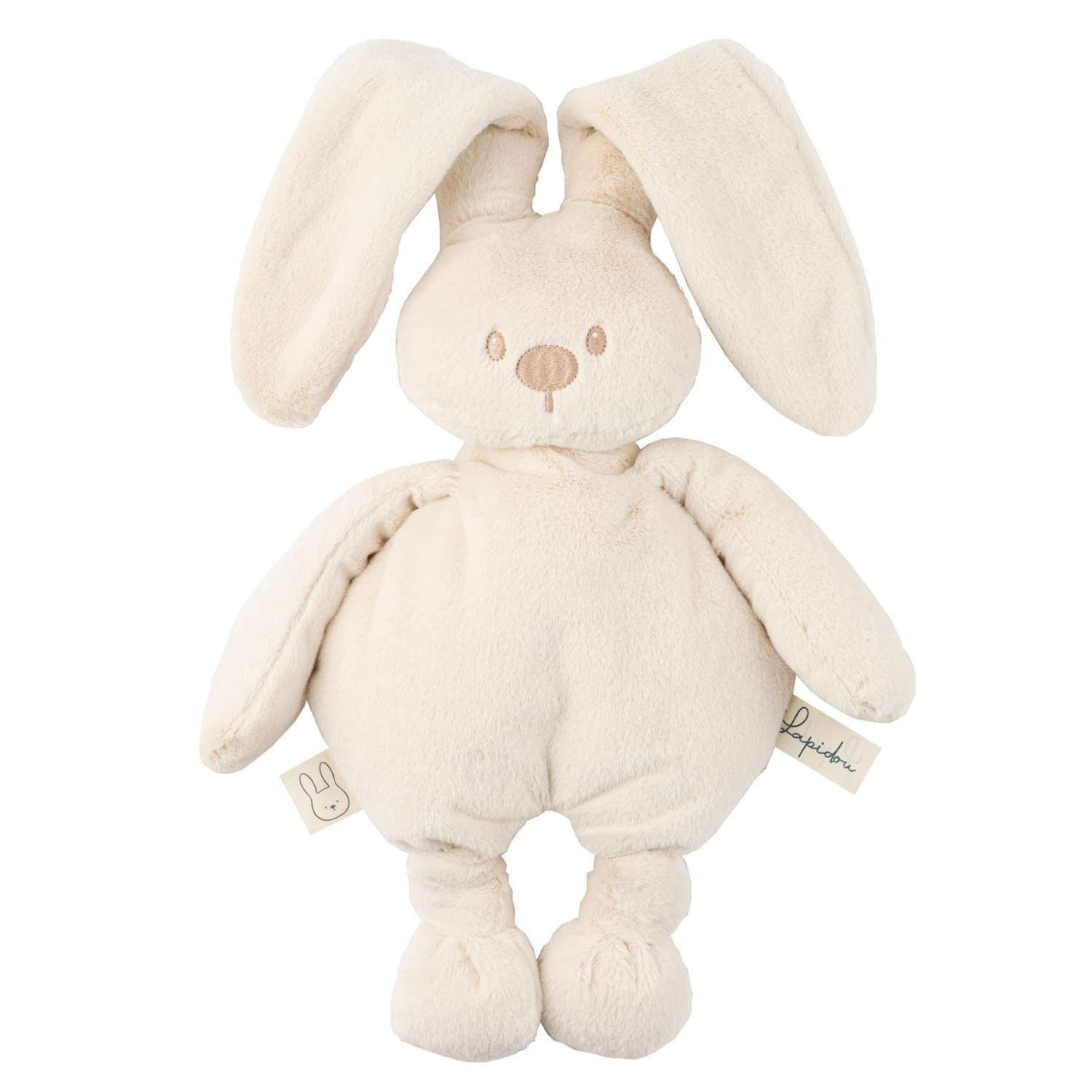 Lapidou Cuddly Rabbit - 30 cm - Soft Baby Plush - Sand [ES]