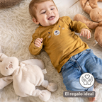 Lapidou Cuddly Rabbit - 30 cm - Soft Baby Plush - Sand [ES]