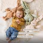 Lapidou Cuddly Rabbit - 30 cm - Soft Baby Plush - Warm Beige [DE]