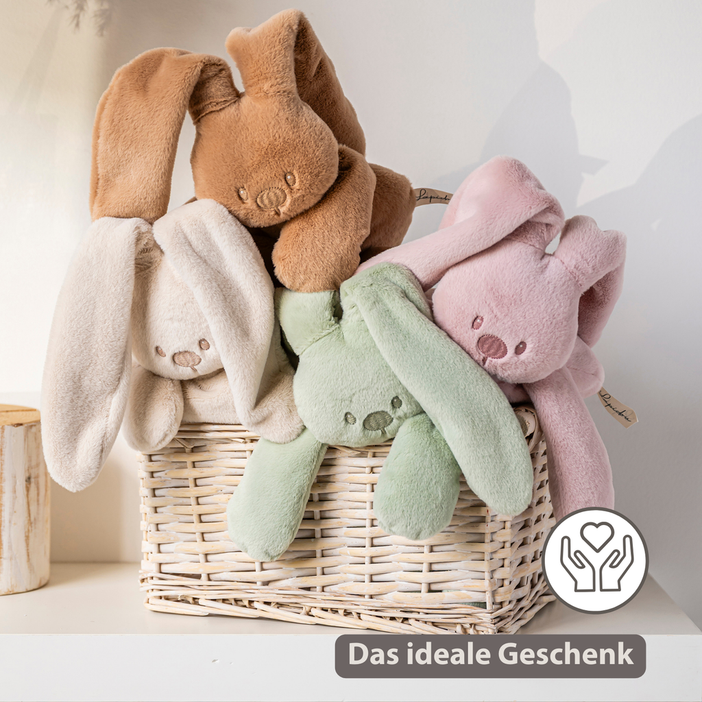 Lapidou Cuddly Rabbit - 30 cm - Soft Baby Plush - Warm Beige [DE]