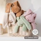 Lapidou Cuddly Rabbit - 30 cm - Soft Baby Plush - Warm Beige [FR]