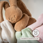 Lapidou Cuddly Rabbit - 30 cm - Soft Baby Plush - Warm Beige [IT]