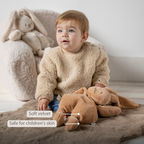 Lapidou Cuddly Rabbit - 30 cm - Soft Baby Plush - Warm Beige [EN]
