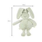 Lapidou Cuddly Rabbit - 30 cm - Soft Baby Plush - Linden Green [DE]