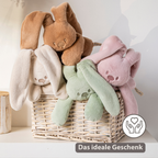Lapidou Cuddly Rabbit - 30 cm - Soft Baby Plush - Linden Green [DE]