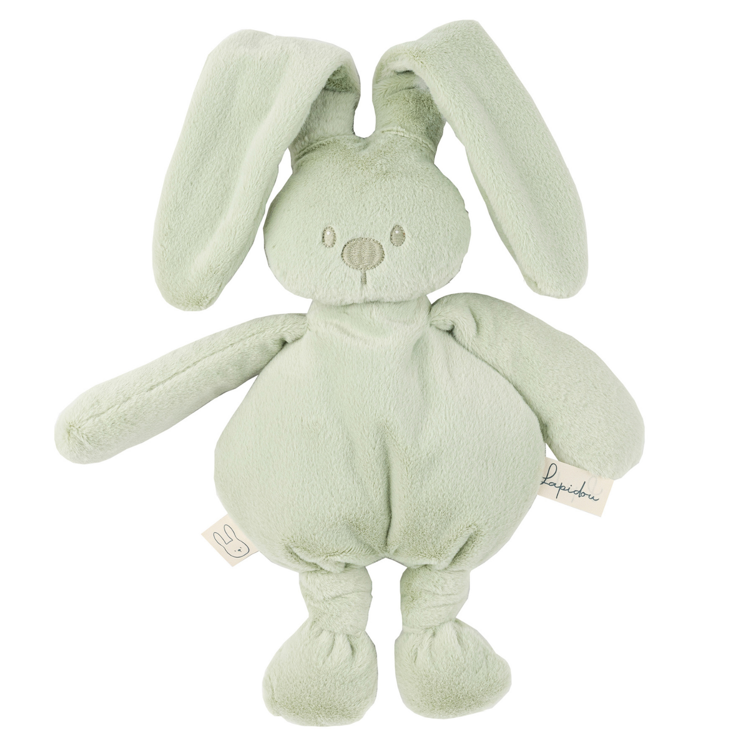Lapidou Cuddly Rabbit - 30 cm - Soft Baby Plush - Linden Green [FR]