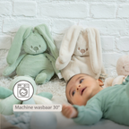 Lapidou Cuddly Rabbit - 30 cm - Soft Baby Plush - Linden Green [NL]