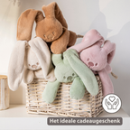 Lapidou Cuddly Rabbit - 30 cm - Soft Baby Plush - Linden Green [NL]