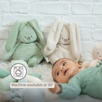 Lapidou Cuddly Rabbit - 30 cm - Soft Baby Plush - Linden Green [EN]