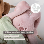 Lapidou Cuddly Rabbit - 30 cm - Soft Baby Plush - Powder Pink [DE]