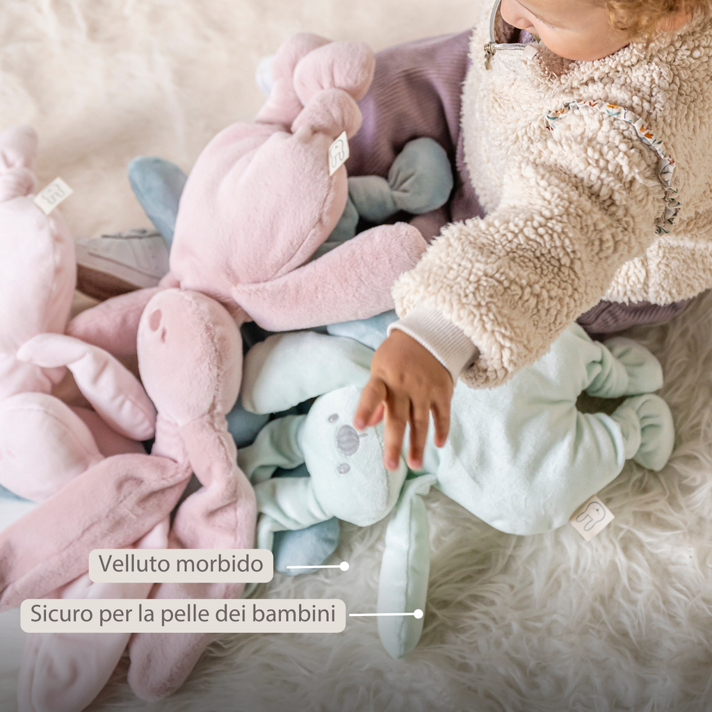 Lapidou Cuddly Rabbit - 30 cm - Soft Baby Plush - Powder Pink [IT]