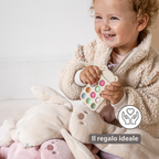 Lapidou Cuddly Rabbit - 30 cm - Soft Baby Plush - Powder Pink [IT]