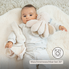 Lapidou Baby Comforter - 27 x 27 cm - Doudou Rabbit - Sand [DE]