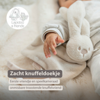 Lapidou Baby Comforter - 27 x 27 cm - Doudou Rabbit - Sand [NL]