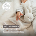 Lapidou Baby Comforter - 27 x 27 cm - Doudou Rabbit - Sand [EN]