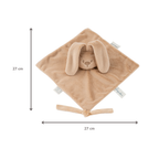 Lapidou Baby Comforter - 27 x 27 cm - Doudou Rabbit - Warm Beige [IT]