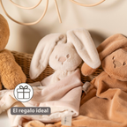 Lapidou Baby Comforter - 65 x 40 cm - Doudou Rabbit - Sand [ES]