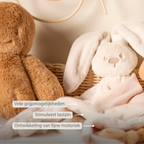 Lapidou Baby Comforter - 65 x 40 cm - Doudou Rabbit - Sand [NL]
