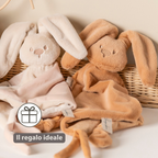 Lapidou Baby Comforter - 65 x 40 cm - Doudou Rabbit - Warm Beige [IT]