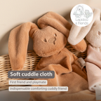 Lapidou Baby Comforter - 65 x 40 cm - Doudou Rabbit - Warm Beige [EN]