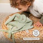 Lapidou Baby Comforter - 65 x 40 cm - Doudou Rabbit - Linden Green [NL]