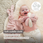 Lapidou Baby Comforter - 65 x 40 cm - Doudou Rabbit - Powder Pink [EN]