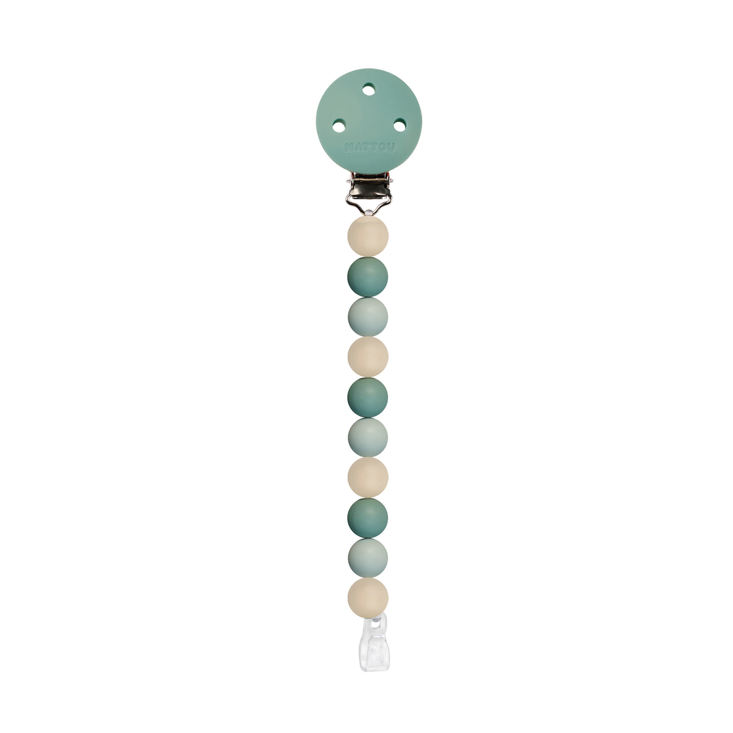 Silicone Pacifier Cord - Pacifier Chain - Universal - BPA Free - Light Green [FR]