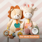 Activity Plush Toy Lion Leon - 30 cm - Soft Baby Plush Toy - Multicolored [DE]