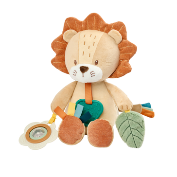 Activity Plush Toy Lion Leon - 30 cm - Soft Baby Plush Toy - Multicolored