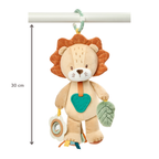 Activity Plush Toy Lion Leon - 30 cm - Soft Baby Plush Toy - Multicolored [EN]