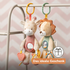 Activity Plush Toy Lion Leon - 25 cm - Soft Baby Plush Toy - Multicolored [DE]
