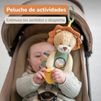 Activity Plush Toy Lion Leon - 25 cm - Soft Baby Plush Toy - Multicolored [ES]