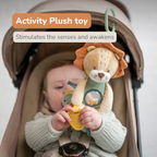 Activity Plush Toy Lion Leon - 25 cm - Soft Baby Plush Toy - Multicolored [EN]