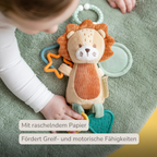Activity Plush Toy Lion Leon - 20 cm - Soft Baby Plush Toy - Multicolored [DE]