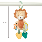 Activity Plush Toy Lion Leon - 20 cm - Soft Baby Plush Toy - Multicolored [ES]