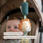 Activity Toy with Sounds Lion Léon - Hanging Rattle - 28 cm - Multicolored [DE]