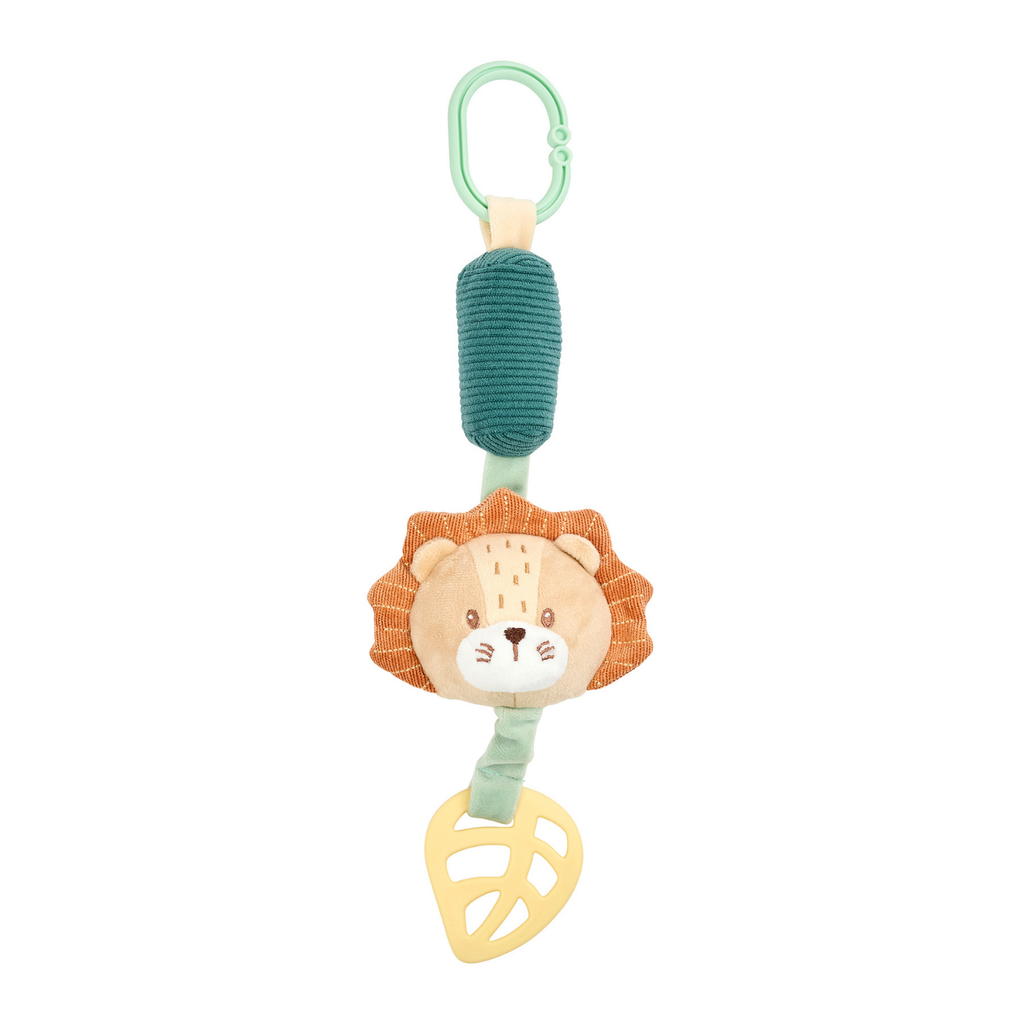 Activity Toy with Sounds Lion Léon - Hanging Rattle - 28 cm - Multicolored [FR]