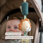 Activity Toy with Sounds Lion Léon - Hanging Rattle - 28 cm - Multicolored [EN]