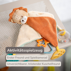 Baby Activity Comforter Léon - Lion Doudou - 28 x 28 cm - Multicolored [DE]