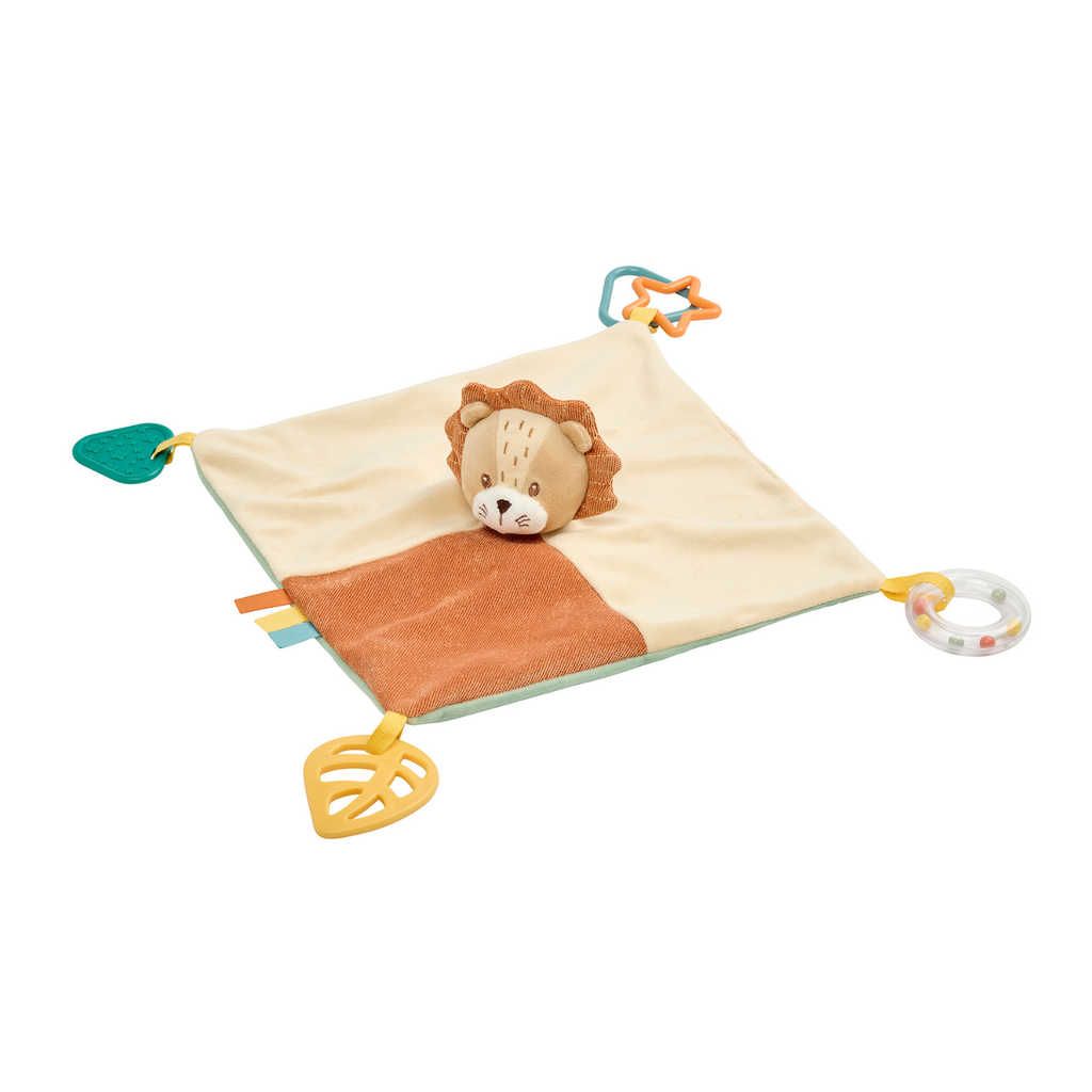 Baby Activity Comforter Léon - Lion Doudou - 28 x 28 cm - Multicolored [EN]