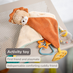 Baby Activity Comforter Léon - Lion Doudou - 28 x 28 cm - Multicolored [EN]