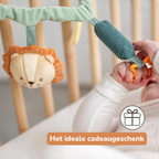 Pram Toy Lion Léon - Baby Toy for Home or On the Go - 17 cm - Multicolored [NL]