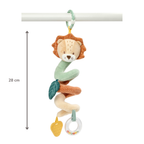 Vertical Playpen Spiral Baby Lion Léon - Hanging Activity Spiral for Home or On the Go - 28 cm - Multicolored [ES]