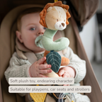 Vertical Playpen Spiral Baby Lion Léon - Hanging Activity Spiral for Home or On the Go - 28 cm - Multicolored [EN]