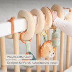 Playpen Spiral Baby Lion Léon - Activity Spiral for Home or On the Go - 25 cm - Multicolored [DE]